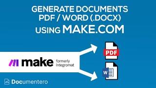 Make.com - Create Word / PDF Documents