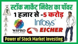 Extra Ordinary Return in Stock Market Investing - Success Story of Wipro, Infosys, Eicher