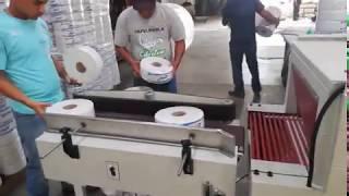 Empaquetadora industrial del papel higiénico del rollo enorme