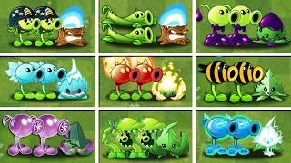 All Pair PEA & Support Plants Vs All Zombies - Who Will Win? - Pvz 2 Team Plant Battlez