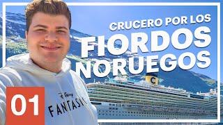 CRUCERO por los FIORDOS NORUEGOS  | Embarcando en el COSTA DIADEMA