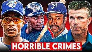 The Most UNBELIEVABLE Crimes In Baseball History – PART 1