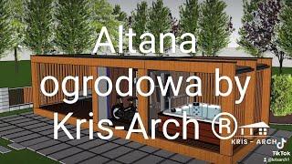 Nowoczesna Altana Ogrodowa 3D – Strefa Relaksu, Fitness i Spa | Kris-Arch ®