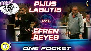 EFREN REYES vs PIJUS LABUTIS - 2023 DERBY CITY CLASSIC ONE POCKET DIVISION