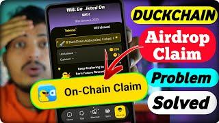 DuckChain Airdrop Withdrawal || DuckChain OKX Wallet Connect Problem || DuckChain Airdrop Claim 