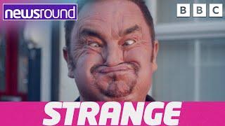 Funny faces and a real life Spiderman! | Strange News | Newsround