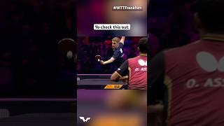 The most creative way to seal match point 🫡 #WTTFrankfurt #TableTennis