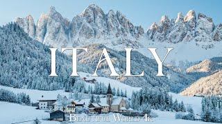 Italy 4K – Winter Harmony Unveiled in the Enchanting Embrace of the Italian Alps - 4K UHD