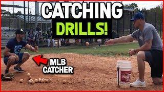 3 SIMPLE FRAMING DRILLS FOR CATCHERS...that even MLB catchers do!  [Baseball Catching Drills]