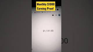 Monthly $1000 Earning Proof Blogging Is The Best Way to earn money