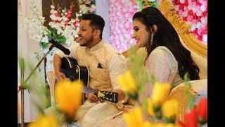 Groom's Performance | Yogya & Akash | Engagement Ceremony | Romantic Guitar Mashup