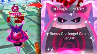 Shiny Gigantamax Gengar caught | After few raids