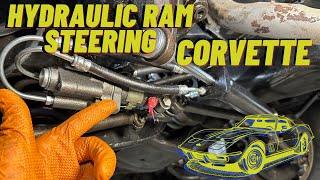 Blown out Hydraulic Steering! 1978 C3 Corvette 350 SBC