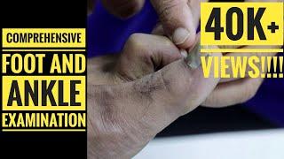 Comprehensive Foot and Ankle Examination