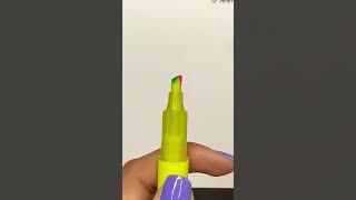 DIY rainbow marker  #shorts #artist #art #diy #creative #tutorial #crafts #draw #craft #rainbow