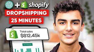 The Ultimate Shopify Dropshipping Tutorial for Beginners 2024 (ChatGPT + Shopify)