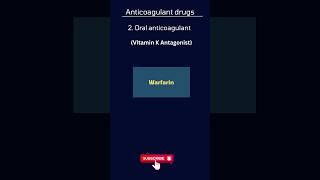 Anticoagulant drug  #pharmaknowlege #pharmacy #pharmacology #pharmacist #medicalstudent