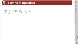 Algebra 1 Quick Review: Solving Inequalities by Rick Scarfi