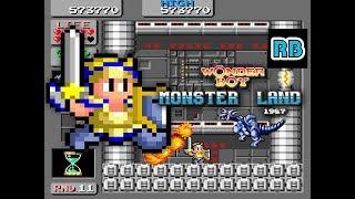 1987 [60fps] Wonder Boy in Monster Land (English) 7604770pts ALL