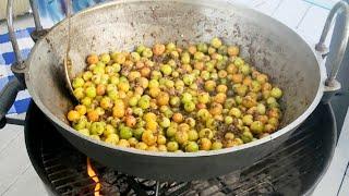 Cherry and chayote fruits, achar recipes Hottest peppers  Roasting rippen Breadfruit