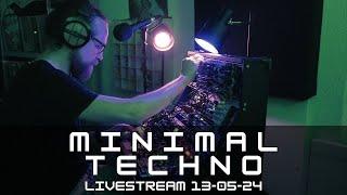 One hour of Minimal Techno - Livestream VOD 13-05-24