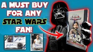  ATTENTION STAR WARS FANS! 2023 Topps Chrome Star Wars Hobby Box Review! *BEAUTIFUL CARDS!*