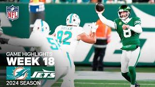 Miami Dolphins vs. New York Jets | 2024 Week 18 Game Highlights