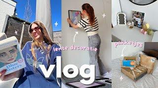 Vlog ⭐️ pakketjes unboxen ️ mega lente schoonmaak & kamer decoreren 🫧