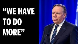 François Legault defends his record on housing and the cost of living
