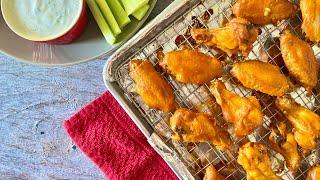 Quick and Easy BAKED Buffalo Wings Recipe!!