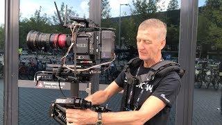 Garrett Brown & Chris Fawcett presenting new Steadicam M-1 Volt