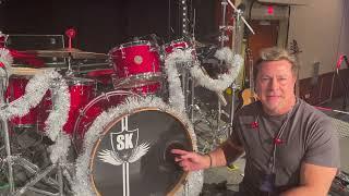 Kelly SHU bass drum microphone mount artists: Scotty Kormos w/ Luminare Christmas 2021