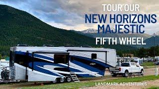 Tour our New Horizons Majestic fifth-wheel trailer | Landmark Adventures