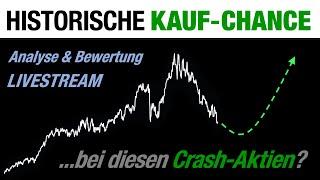 Jetzt KAUFEN: Top Crash-Aktien mit Rabatt (Livestream)