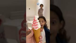 انصدموا اشتريت اكبر ايسكريم  #shorts