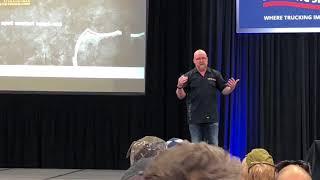 Kevin Rutherford on stage at GATS 2018