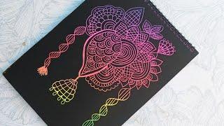 Mandala Art Drawing Scratch Book Drawing For Beginners