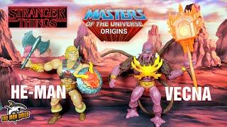 MOTU Origins X Stranger Things He-man and Vecna Figure Reviews!