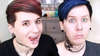 Dan and Phil PUNK EDITS IN REAL LIFE!