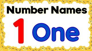 Number names | Number Names 1- 10 | Number spelling | Learn Numbers | Numbers 1 to 10 | #numbername