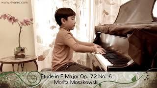 Moszkowski Etude Op  72 No  6  (Evan Le 7 years 4 months)