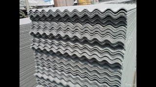 Low investment Corrugated fibre cement roofing sheets machine concrete roof tile machine