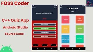 C++ Quiz Android App || Source Code || FOSS Coder