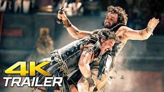 GLADIATOR II: 6 Minutes Trailers | 4K ULTRA HD | Paul Mescal, Pedro Pascal, Denzel Washington