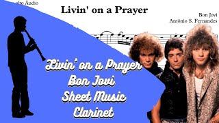 Livin' on a Prayer - Bon Jovi [SheetMusic] Clarinet PlayAlong