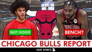 Lonzo Ball Receives TERRIBLE News + Chicago Bulls Benching Patrick Williams?