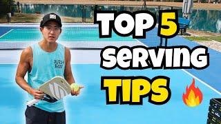 TOP 5 SERVING TIPS TO TRANSFORM YOUR SERVE | Pickleball 101