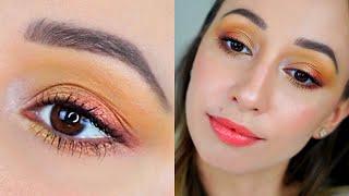 Light Bronze Eye Makeup Tutorial - Essence Disney Jasmine Palette