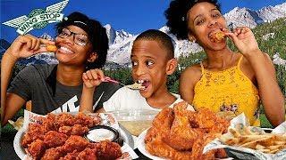 WING STOP MUKBANG! TEEN EATING SHOW!