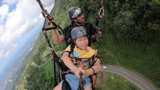 Hannah paragliding at Kokol Hill,Sabah 29/1/20